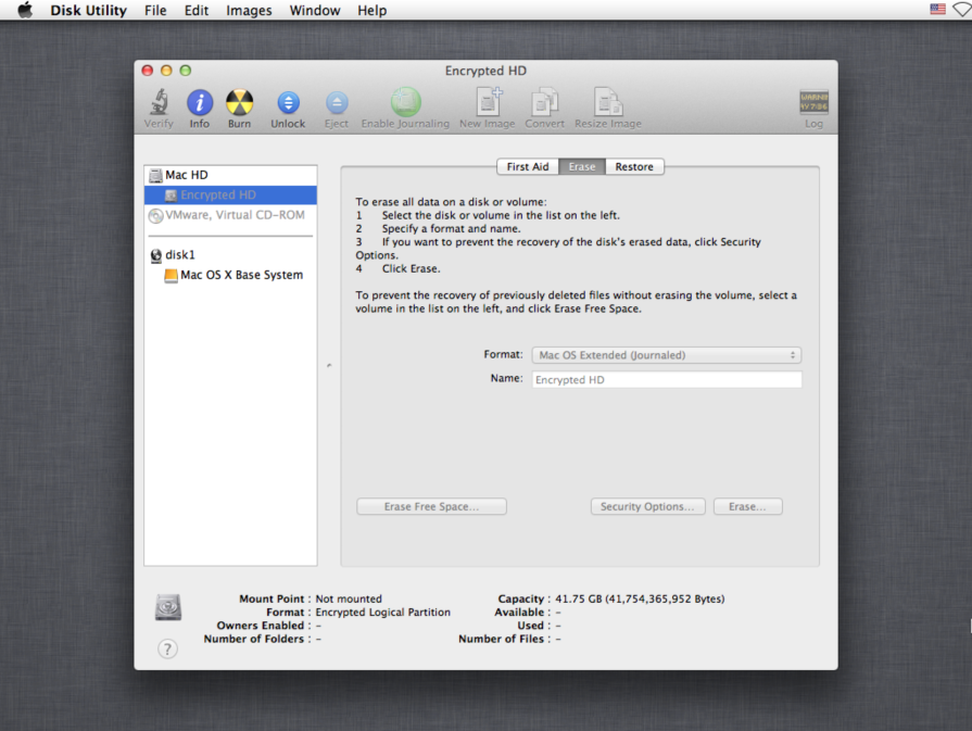 Mac disk encryption software
